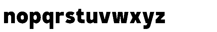 GC Monza Sans Extra Bold Semi Condensed Font LOWERCASE