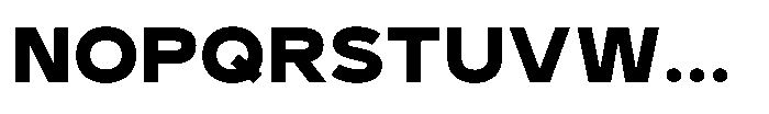 GC Monza Sans Extra Bold Semi Expanded Font UPPERCASE