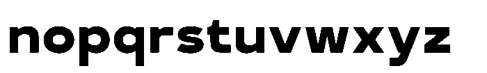 GC Monza Sans Extra Bold Semi Expanded Font LOWERCASE