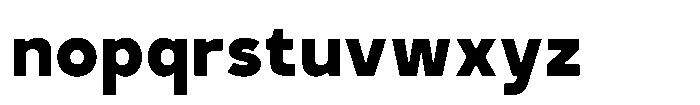 GC Monza Sans Extra Bold Font LOWERCASE