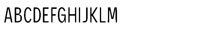 GC Monza Sans Extra Light Condensed Font UPPERCASE