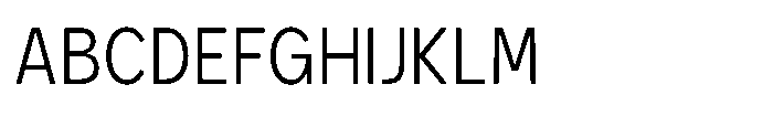 GC Monza Sans Extra Light Semi Condensed Font UPPERCASE