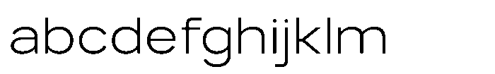 GC Monza Sans Extra Light Semi Expanded FONT