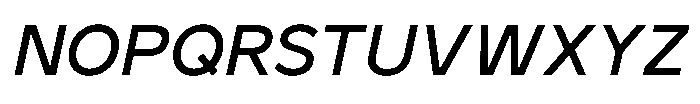GC Monza Sans Italic Font UPPERCASE