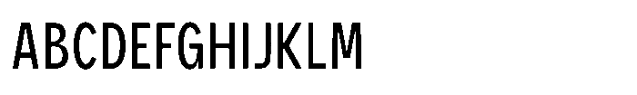GC Monza Sans Light Condensed Font UPPERCASE
