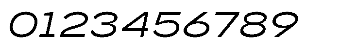 GC Monza Sans Light Expanded Italic Font OTHER CHARS