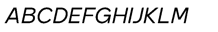 GC Monza Sans Light Italic Font UPPERCASE