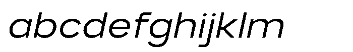 GC Monza Sans Light Semi Expanded Italic FONT