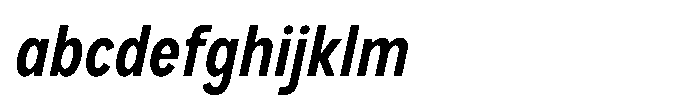 GC Monza Sans Medium Condensed Italic FONT