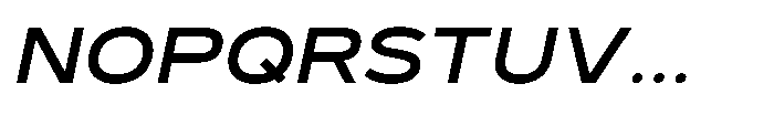 GC Monza Sans Medium Expanded Italic Font UPPERCASE