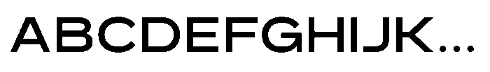 GC Monza Sans Medium Expanded Font UPPERCASE