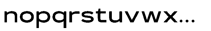 GC Monza Sans Medium Expanded Font LOWERCASE