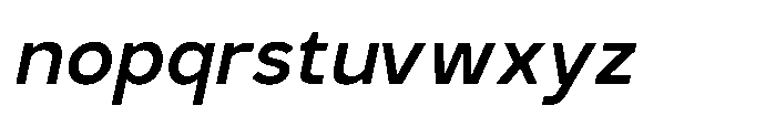 GC Monza Sans Medium Italic Font LOWERCASE
