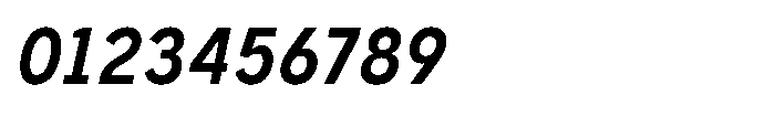 GC Monza Sans Medium Semi Condensed Italic Font OTHER CHARS