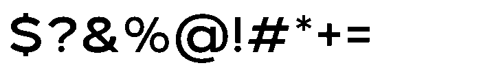 GC Monza Sans Medium Semi Expanded Font OTHER CHARS