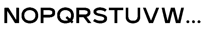 GC Monza Sans Medium Semi Expanded Font UPPERCASE