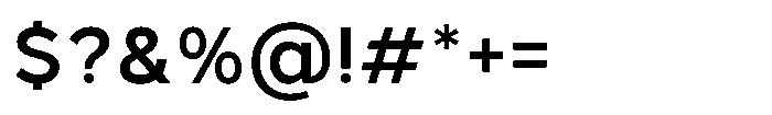 GC Monza Sans Medium Font OTHER CHARS