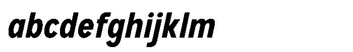 GC Monza Sans Semi Bold Condensed Italic FONT