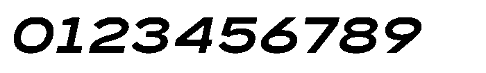 GC Monza Sans Semi Bold Expanded Italic Font OTHER CHARS