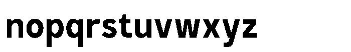 GC Monza Sans Semi Bold Semi Condensed Font LOWERCASE
