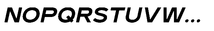 GC Monza Sans Semi Bold Semi Expanded Italic Font UPPERCASE