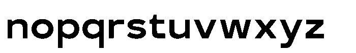GC Monza Sans Semi Bold Semi Expanded Font LOWERCASE