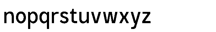 GC Monza Sans Semi Condensed Font LOWERCASE