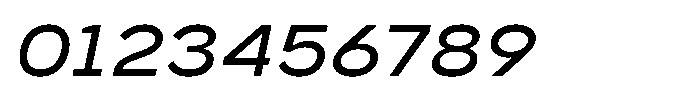 GC Monza Sans Semi Expanded Italic Font OTHER CHARS