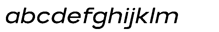 GC Monza Sans Semi Expanded Italic FONT