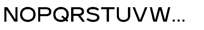 GC Monza Sans Semi Expanded Font UPPERCASE