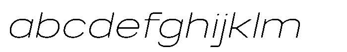 GC Monza Sans Thin Expanded Italic FONT