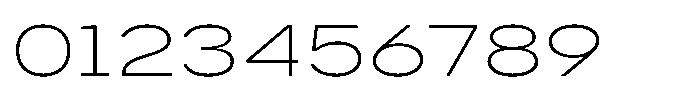 GC Monza Sans Thin Expanded Font OTHER CHARS