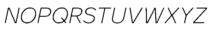 GC Monza Sans Thin Italic Font UPPERCASE