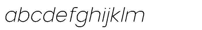 GC Monza Sans Thin Italic FONT