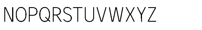 GC Monza Sans Thin Semi Condensed Font UPPERCASE
