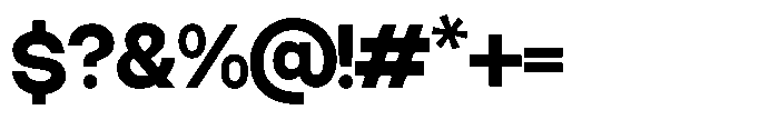 GC Morth Sans Bold Font OTHER CHARS