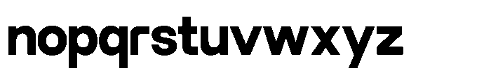GC Morth Sans Bold Font LOWERCASE
