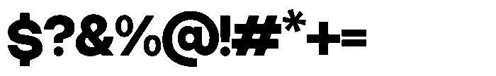 GC Morth Sans Extra Bold Font OTHER CHARS