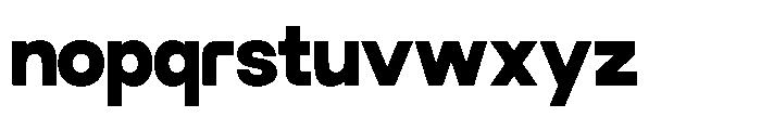 GC Morth Sans Extra Bold Font LOWERCASE
