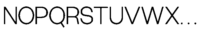 GC Morth Sans Extra Light Font UPPERCASE