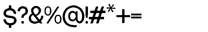 GC Morth Sans Regular Font OTHER CHARS
