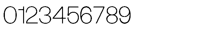 GC Morth Sans Thin Font OTHER CHARS