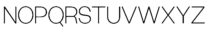 GC Morth Sans Thin Font UPPERCASE