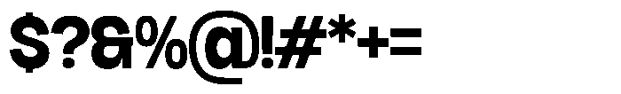 GC Mox Bold Font OTHER CHARS