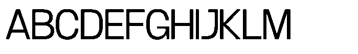 GC Mox Light Font UPPERCASE
