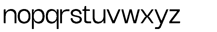 GC Mox Light Font LOWERCASE