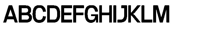 GC Mox Medium Font UPPERCASE