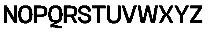 GC Mox Medium Font UPPERCASE