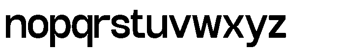 GC Mox Medium Font LOWERCASE