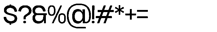 GC Mox Regular Font OTHER CHARS